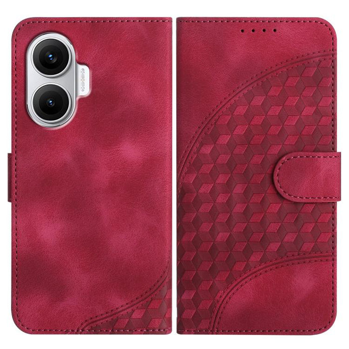 YX0060 Funda de cuero para teléfono con diseño de cabeza de elefante en relieve y cordón, For Redmi A7 Pro 171mm / Poco C85x 5G, For Redmi Turbo 5 Max / Poco X8 Pro Max, For Redmi Turbo 5 5G / Poco X8 Pro 5G, For Redmi Note 15 4G / 5G 164mm / Poco M8 5...