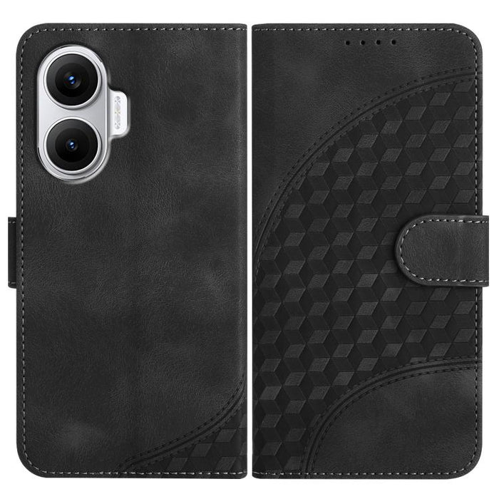 YX0060 Funda de cuero para teléfono con diseño de cabeza de elefante en relieve y cordón, For Redmi A7 Pro 171mm / Poco C85x 5G, For Redmi Turbo 5 Max / Poco X8 Pro Max, For Redmi Turbo 5 5G / Poco X8 Pro 5G, For Redmi Note 15 4G / 5G 164mm / Poco M8 5...