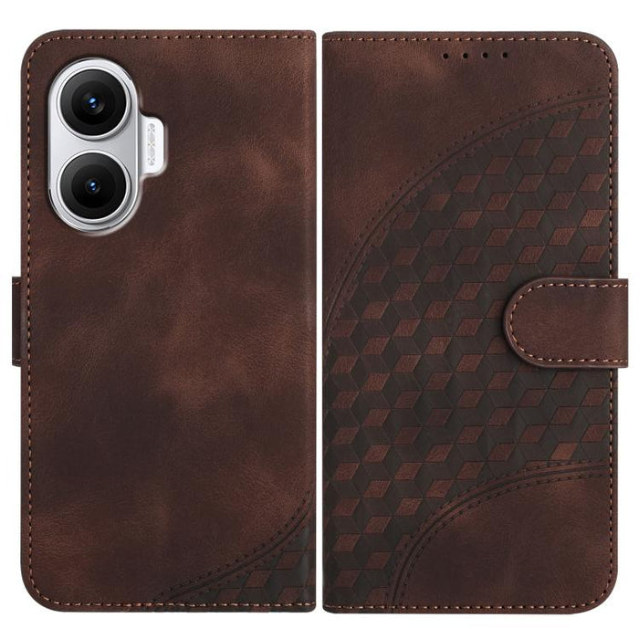 YX0060 Funda de cuero para teléfono con diseño de cabeza de elefante en relieve y cordón, For Redmi A7 Pro 171mm / Poco C85x 5G, For Redmi Turbo 5 Max / Poco X8 Pro Max, For Redmi Turbo 5 5G / Poco X8 Pro 5G, For Redmi Note 15 4G / 5G 164mm / Poco M8 5...
