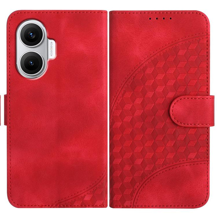 YX0060 Funda de cuero para teléfono con diseño de cabeza de elefante en relieve y cordón, For Redmi A7 Pro 171mm / Poco C85x 5G, For Redmi Turbo 5 Max / Poco X8 Pro Max, For Redmi Turbo 5 5G / Poco X8 Pro 5G, For Redmi Note 15 4G / 5G 164mm / Poco M8 5...