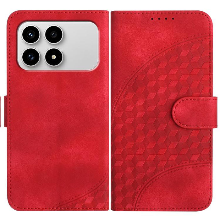 YX0060 Funda de cuero para teléfono con diseño de cabeza de elefante en relieve y cordón, For Redmi A7 Pro 171mm / Poco C85x 5G, For Redmi Turbo 5 Max / Poco X8 Pro Max, For Redmi Turbo 5 5G / Poco X8 Pro 5G, For Redmi Note 15 4G / 5G 164mm / Poco M8 5...