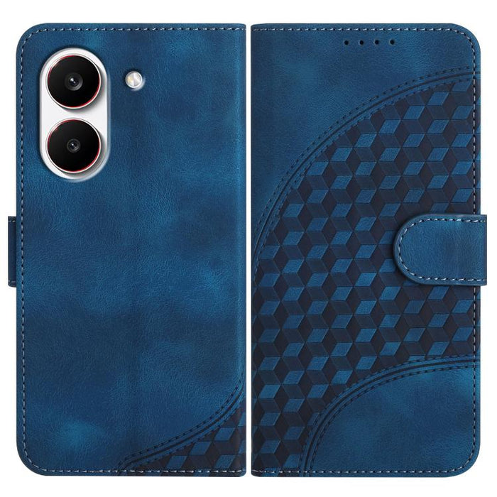 YX0060 Funda de cuero para teléfono con diseño de cabeza de elefante en relieve y cordón, For Redmi A7 Pro 171mm / Poco C85x 5G, For Redmi Turbo 5 Max / Poco X8 Pro Max, For Redmi Turbo 5 5G / Poco X8 Pro 5G, For Redmi Note 15 4G / 5G 164mm / Poco M8 5...