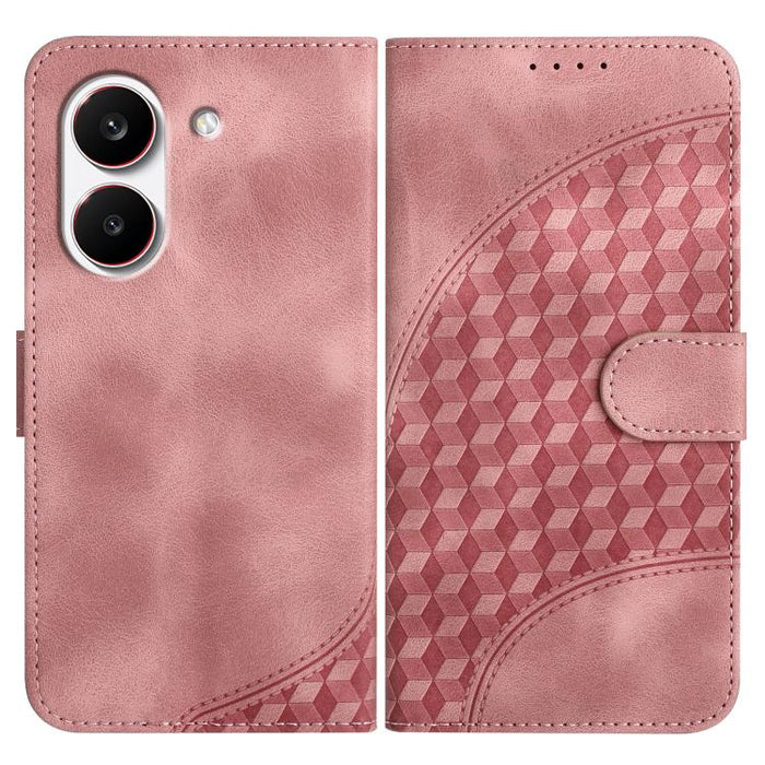 YX0060 Funda de cuero para teléfono con diseño de cabeza de elefante en relieve y cordón, For Redmi A7 Pro 171mm / Poco C85x 5G, For Redmi Turbo 5 Max / Poco X8 Pro Max, For Redmi Turbo 5 5G / Poco X8 Pro 5G, For Redmi Note 15 4G / 5G 164mm / Poco M8 5...