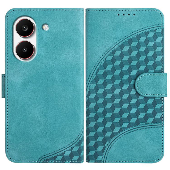 YX0060 Funda de cuero para teléfono con diseño de cabeza de elefante en relieve y cordón, For Redmi A7 Pro 171mm / Poco C85x 5G, For Redmi Turbo 5 Max / Poco X8 Pro Max, For Redmi Turbo 5 5G / Poco X8 Pro 5G, For Redmi Note 15 4G / 5G 164mm / Poco M8 5...