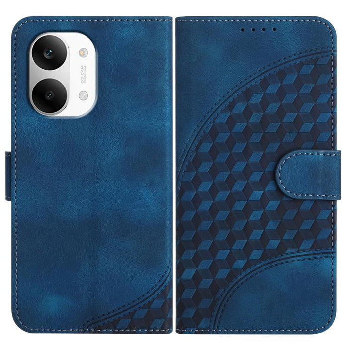 YX0060 Funda de cuero para teléfono con diseño de cabeza de elefante en relieve y cordón, For Redmi A7 Pro 171mm / Poco C85x 5G, For Redmi Turbo 5 Max / Poco X8 Pro Max, For Redmi Turbo 5 5G / Poco X8 Pro 5G, For Redmi Note 15 4G / 5G 164mm / Poco M8 5...