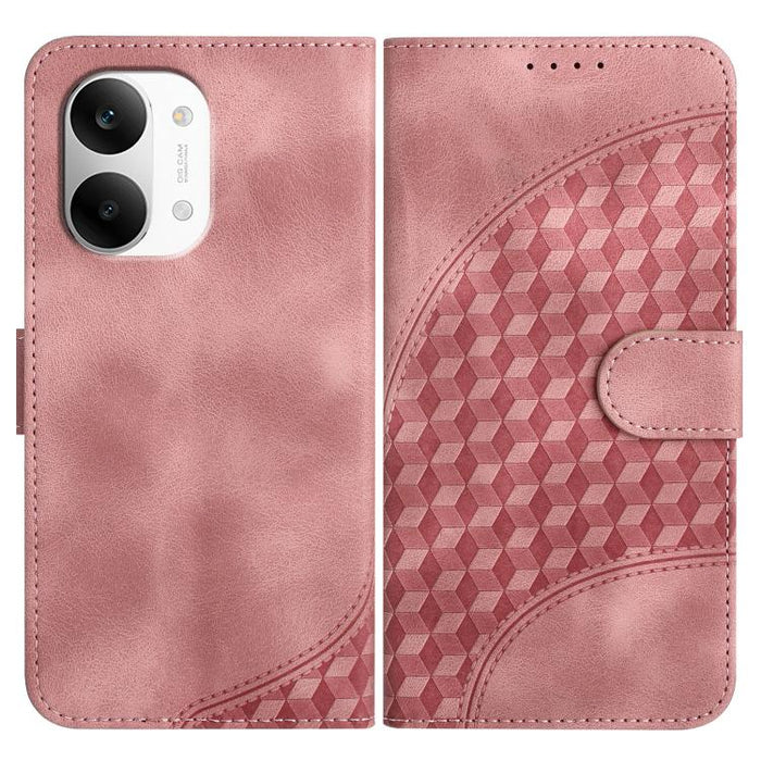 YX0060 Funda de cuero para teléfono con diseño de cabeza de elefante en relieve y cordón, For Redmi A7 Pro 171mm / Poco C85x 5G, For Redmi Turbo 5 Max / Poco X8 Pro Max, For Redmi Turbo 5 5G / Poco X8 Pro 5G, For Redmi Note 15 4G / 5G 164mm / Poco M8 5...