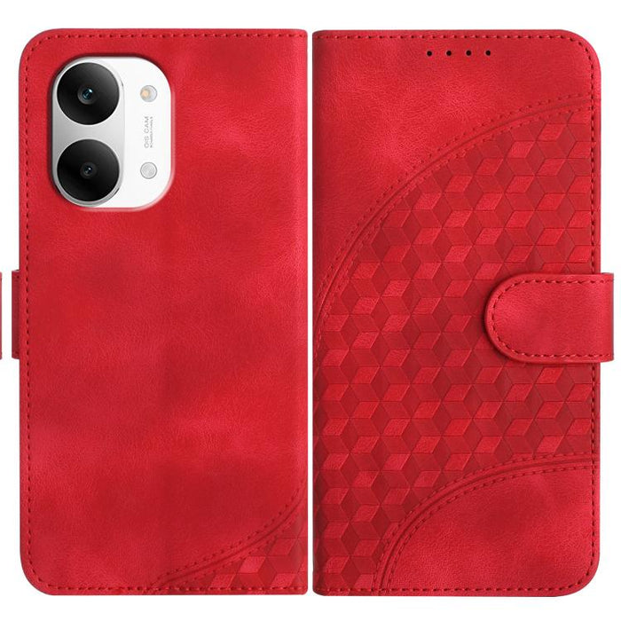 YX0060 Funda de cuero para teléfono con diseño de cabeza de elefante en relieve y cordón, For Redmi A7 Pro 171mm / Poco C85x 5G, For Redmi Turbo 5 Max / Poco X8 Pro Max, For Redmi Turbo 5 5G / Poco X8 Pro 5G, For Redmi Note 15 4G / 5G 164mm / Poco M8 5...