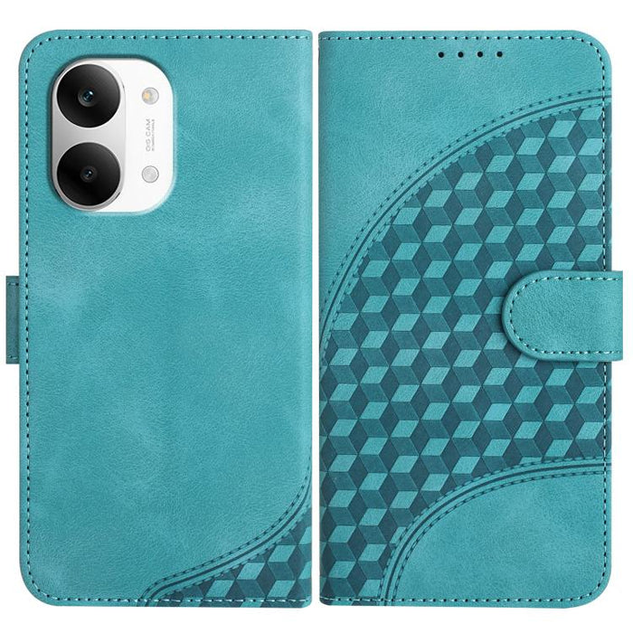 YX0060 Funda de cuero para teléfono con diseño de cabeza de elefante en relieve y cordón, For Redmi A7 Pro 171mm / Poco C85x 5G, For Redmi Turbo 5 Max / Poco X8 Pro Max, For Redmi Turbo 5 5G / Poco X8 Pro 5G, For Redmi Note 15 4G / 5G 164mm / Poco M8 5...