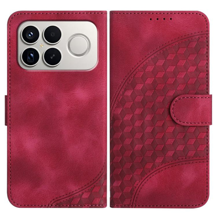 YX0060 Funda de cuero para teléfono con diseño de cabeza de elefante en relieve y cordón, For Redmi A7 Pro 171mm / Poco C85x 5G, For Redmi Turbo 5 Max / Poco X8 Pro Max, For Redmi Turbo 5 5G / Poco X8 Pro 5G, For Redmi Note 15 4G / 5G 164mm / Poco M8 5...