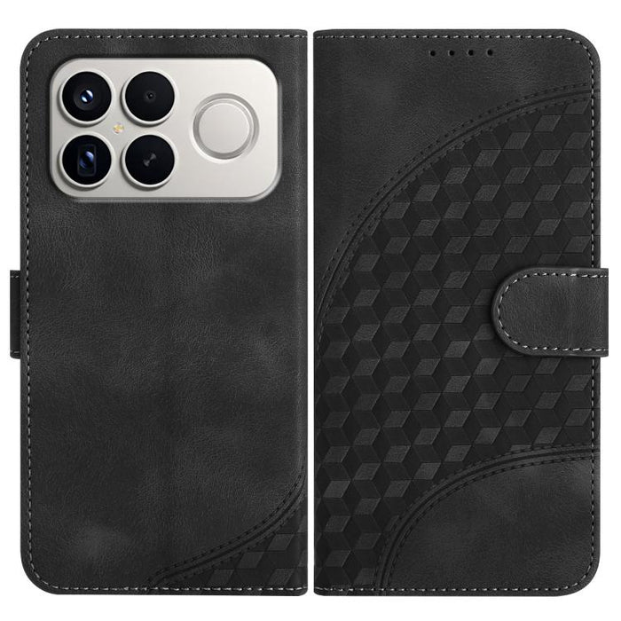 YX0060 Funda de cuero para teléfono con diseño de cabeza de elefante en relieve y cordón, For Redmi A7 Pro 171mm / Poco C85x 5G, For Redmi Turbo 5 Max / Poco X8 Pro Max, For Redmi Turbo 5 5G / Poco X8 Pro 5G, For Redmi Note 15 4G / 5G 164mm / Poco M8 5...