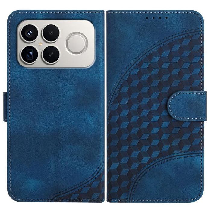 YX0060 Funda de cuero para teléfono con diseño de cabeza de elefante en relieve y cordón, For Redmi A7 Pro 171mm / Poco C85x 5G, For Redmi Turbo 5 Max / Poco X8 Pro Max, For Redmi Turbo 5 5G / Poco X8 Pro 5G, For Redmi Note 15 4G / 5G 164mm / Poco M8 5...