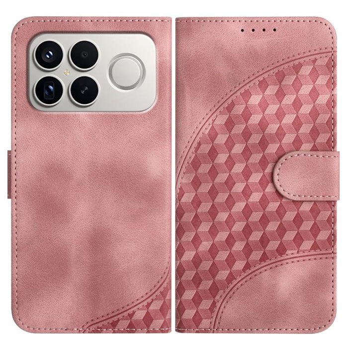 YX0060 Funda de cuero para teléfono con diseño de cabeza de elefante en relieve y cordón, For Redmi A7 Pro 171mm / Poco C85x 5G, For Redmi Turbo 5 Max / Poco X8 Pro Max, For Redmi Turbo 5 5G / Poco X8 Pro 5G, For Redmi Note 15 4G / 5G 164mm / Poco M8 5...