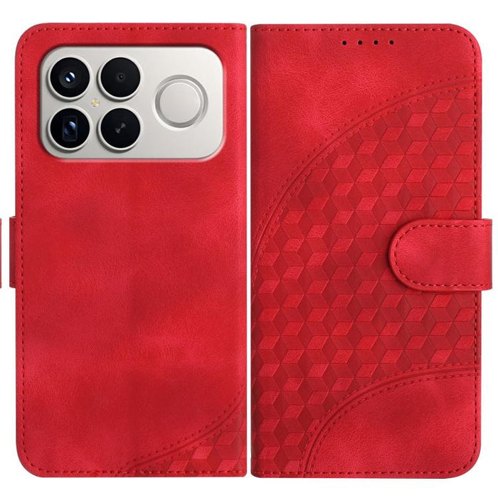 YX0060 Funda de cuero para teléfono con diseño de cabeza de elefante en relieve y cordón, For Redmi A7 Pro 171mm / Poco C85x 5G, For Redmi Turbo 5 Max / Poco X8 Pro Max, For Redmi Turbo 5 5G / Poco X8 Pro 5G, For Redmi Note 15 4G / 5G 164mm / Poco M8 5...