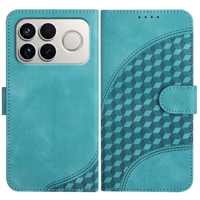 YX0060 Funda de cuero para teléfono con diseño de cabeza de elefante en relieve y cordón, For Redmi A7 Pro 171mm / Poco C85x 5G, For Redmi Turbo 5 Max / Poco X8 Pro Max, For Redmi Turbo 5 5G / Poco X8 Pro 5G, For Redmi Note 15 4G / 5G 164mm / Poco M8 5...