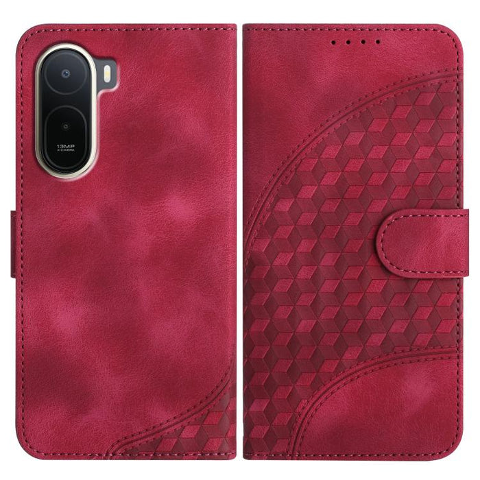 YX0060 Funda de cuero para teléfono con diseño de cabeza de elefante en relieve y cordón, For Redmi A7 Pro 171mm / Poco C85x 5G, For Redmi Turbo 5 Max / Poco X8 Pro Max, For Redmi Turbo 5 5G / Poco X8 Pro 5G, For Redmi Note 15 4G / 5G 164mm / Poco M8 5...