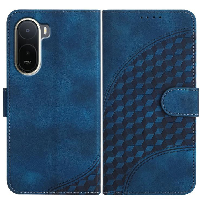 YX0060 Funda de cuero para teléfono con diseño de cabeza de elefante en relieve y cordón, For Redmi A7 Pro 171mm / Poco C85x 5G, For Redmi Turbo 5 Max / Poco X8 Pro Max, For Redmi Turbo 5 5G / Poco X8 Pro 5G, For Redmi Note 15 4G / 5G 164mm / Poco M8 5...