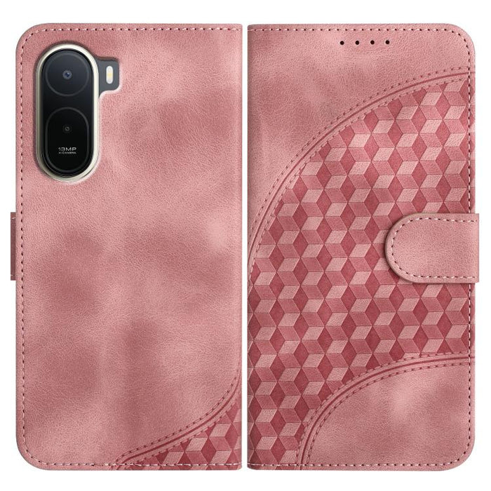 YX0060 Funda de cuero para teléfono con diseño de cabeza de elefante en relieve y cordón, For Redmi A7 Pro 171mm / Poco C85x 5G, For Redmi Turbo 5 Max / Poco X8 Pro Max, For Redmi Turbo 5 5G / Poco X8 Pro 5G, For Redmi Note 15 4G / 5G 164mm / Poco M8 5...