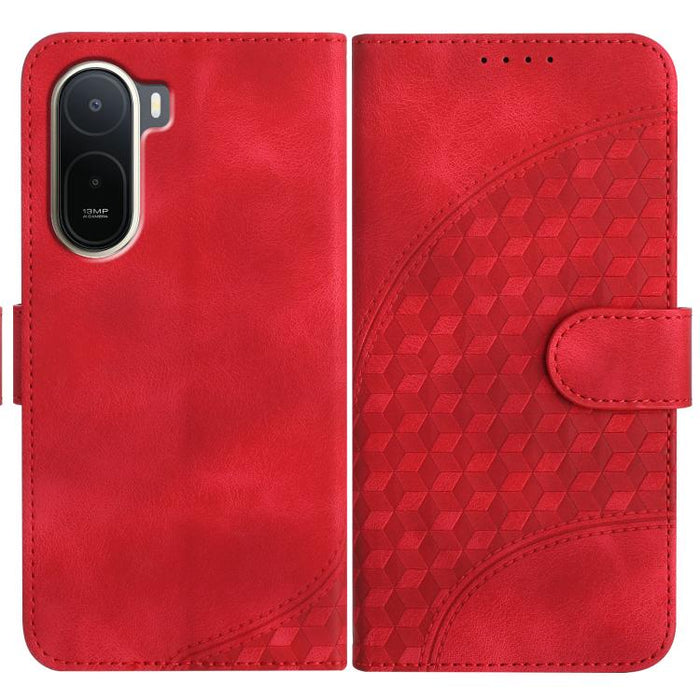 YX0060 Funda de cuero para teléfono con diseño de cabeza de elefante en relieve y cordón, For Redmi A7 Pro 171mm / Poco C85x 5G, For Redmi Turbo 5 Max / Poco X8 Pro Max, For Redmi Turbo 5 5G / Poco X8 Pro 5G, For Redmi Note 15 4G / 5G 164mm / Poco M8 5...