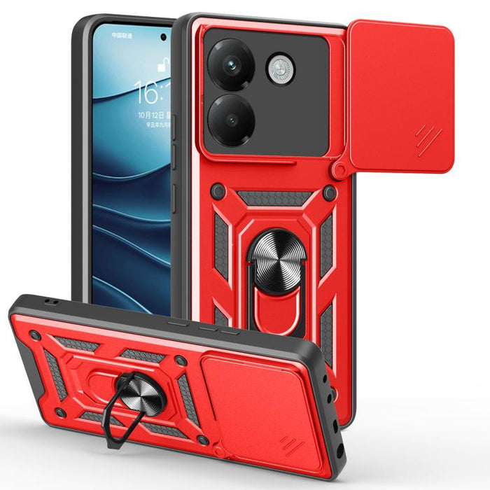 Caja híbrida del teléfono de la PC del diseño TPU de la cubierta de la cámara deslizante, For Xiaomi 15 Pro, For Xiaomi 15, For Xiaomi 14T Pro 5G, For Xiaomi 14T 5G, For Xiaomi Poco F6, For Xiaomi Poco F6 Pro, For Xiaomi 13 Ultra