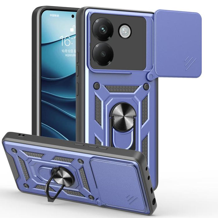 Caja híbrida del teléfono de la PC del diseño TPU de la cubierta de la cámara deslizante, For Xiaomi 15 Pro, For Xiaomi 15, For Xiaomi 14T Pro 5G, For Xiaomi 14T 5G, For Xiaomi Poco F6, For Xiaomi Poco F6 Pro, For Xiaomi 13 Ultra