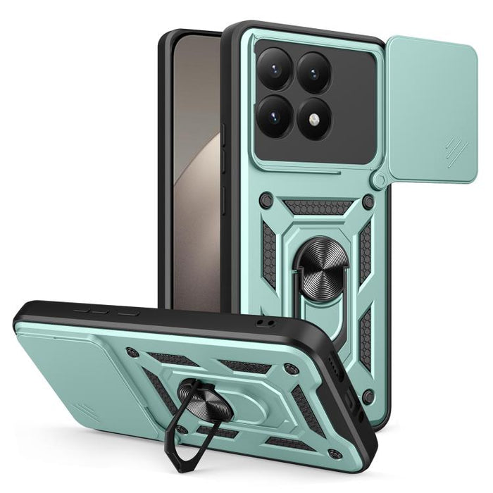 Caja híbrida del teléfono de la PC del diseño TPU de la cubierta de la cámara deslizante, For Xiaomi 17T Pro 5G, For Xiaomi 17T 5G, For Xiaomi Poco X8 Pro Max 5G, For Xiaomi Poco X8 Pro 5G, For Xiaomi 17 Ultra, For Xiaomi 17 Pro Max                    ...