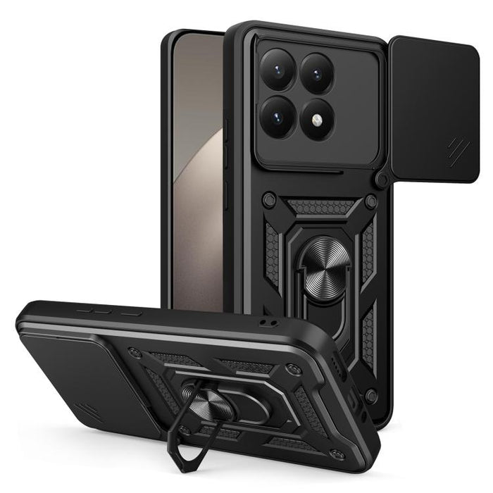 Caja híbrida del teléfono de la PC del diseño TPU de la cubierta de la cámara deslizante, For Xiaomi 17T Pro 5G, For Xiaomi 17T 5G, For Xiaomi Poco X8 Pro Max 5G, For Xiaomi Poco X8 Pro 5G, For Xiaomi 17 Ultra, For Xiaomi 17 Pro Max                    ...