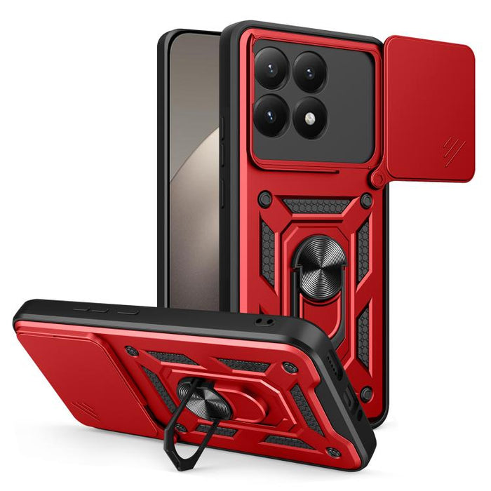 Caja híbrida del teléfono de la PC del diseño TPU de la cubierta de la cámara deslizante, For Xiaomi 17T Pro 5G, For Xiaomi 17T 5G, For Xiaomi Poco X8 Pro Max 5G, For Xiaomi Poco X8 Pro 5G, For Xiaomi 17 Ultra, For Xiaomi 17 Pro Max                    ...