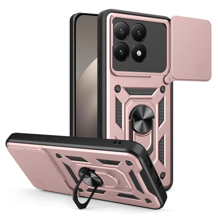 Caja híbrida del teléfono de la PC del diseño TPU de la cubierta de la cámara deslizante, For Xiaomi 17T Pro 5G, For Xiaomi 17T 5G, For Xiaomi Poco X8 Pro Max 5G, For Xiaomi Poco X8 Pro 5G, For Xiaomi 17 Ultra, For Xiaomi 17 Pro Max                    ...