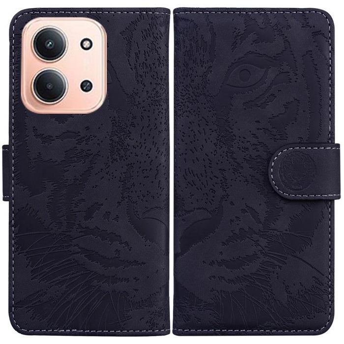 Funda de cuero con tapa para teléfono con estampado de tigre en relieve, For Redmi A7 Pro 4G / 5G 171mm / Poco C85x 5G, For Redmi Turbo 5 Max 5G / Poco X8 Pro Max 5G, For Redmi Turbo 5 5G / Poco X8 Pro 5G                                                ...