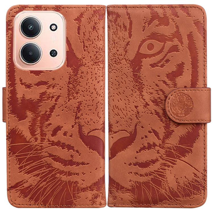 Funda de cuero con tapa para teléfono con estampado de tigre en relieve, For Redmi A7 Pro 4G / 5G 171mm / Poco C85x 5G, For Redmi Turbo 5 Max 5G / Poco X8 Pro Max 5G, For Redmi Turbo 5 5G / Poco X8 Pro 5G                                                ...