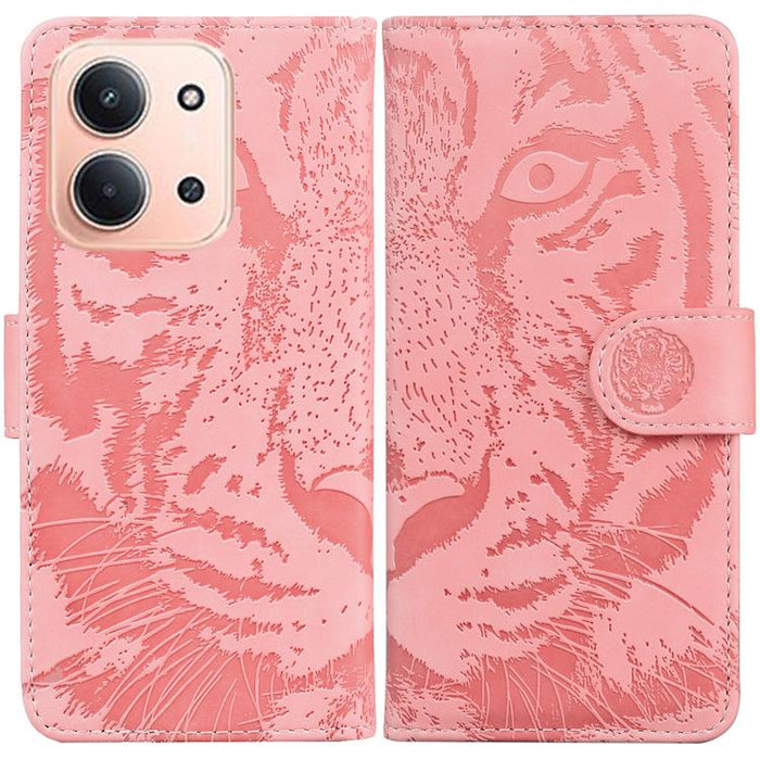 Funda de cuero con tapa para teléfono con estampado de tigre en relieve, For Redmi A7 Pro 4G / 5G 171mm / Poco C85x 5G, For Redmi Turbo 5 Max 5G / Poco X8 Pro Max 5G, For Redmi Turbo 5 5G / Poco X8 Pro 5G                                                ...