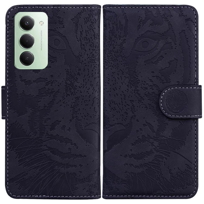 Funda de cuero con tapa para teléfono con estampado de tigre en relieve, For Redmi A7 Pro 4G / 5G 171mm / Poco C85x 5G, For Redmi Turbo 5 Max 5G / Poco X8 Pro Max 5G, For Redmi Turbo 5 5G / Poco X8 Pro 5G                                                ...