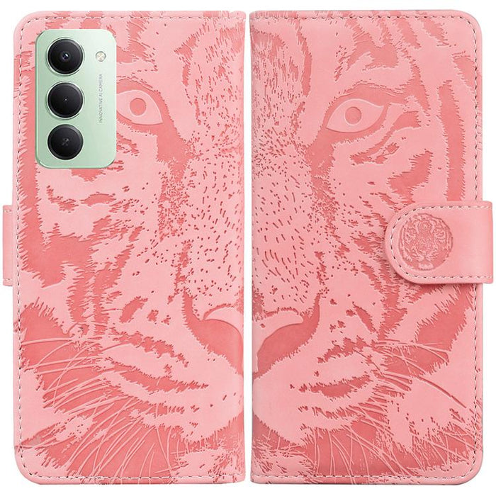 Funda de cuero con tapa para teléfono con estampado de tigre en relieve, For Redmi A7 Pro 4G / 5G 171mm / Poco C85x 5G, For Redmi Turbo 5 Max 5G / Poco X8 Pro Max 5G, For Redmi Turbo 5 5G / Poco X8 Pro 5G                                                ...