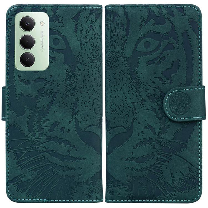 Funda de cuero con tapa para teléfono con estampado de tigre en relieve, For Redmi A7 Pro 4G / 5G 171mm / Poco C85x 5G, For Redmi Turbo 5 Max 5G / Poco X8 Pro Max 5G, For Redmi Turbo 5 5G / Poco X8 Pro 5G                                                ...