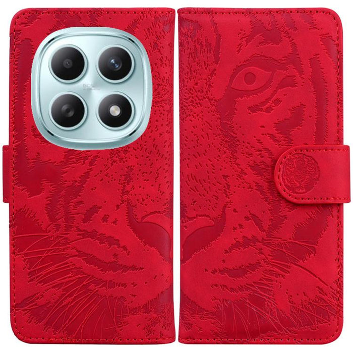 Funda de cuero con tapa para teléfono con estampado de tigre en relieve, For Redmi A7 Pro 4G / 5G 171mm / Poco C85x 5G, For Redmi Turbo 5 Max 5G / Poco X8 Pro Max 5G, For Redmi Turbo 5 5G / Poco X8 Pro 5G                                                ...