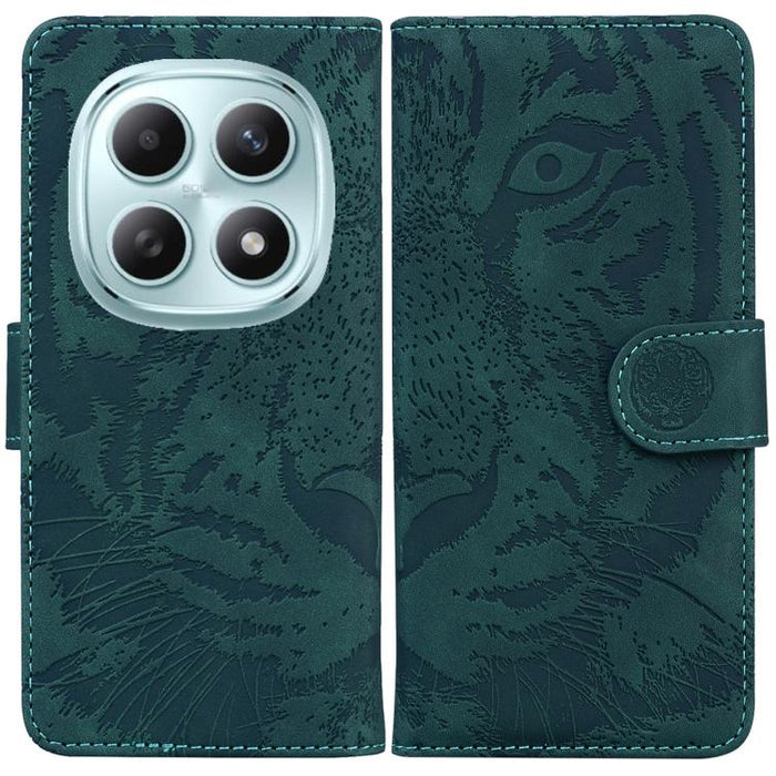 Funda de cuero con tapa para teléfono con estampado de tigre en relieve, For Redmi A7 Pro 4G / 5G 171mm / Poco C85x 5G, For Redmi Turbo 5 Max 5G / Poco X8 Pro Max 5G, For Redmi Turbo 5 5G / Poco X8 Pro 5G                                                ...