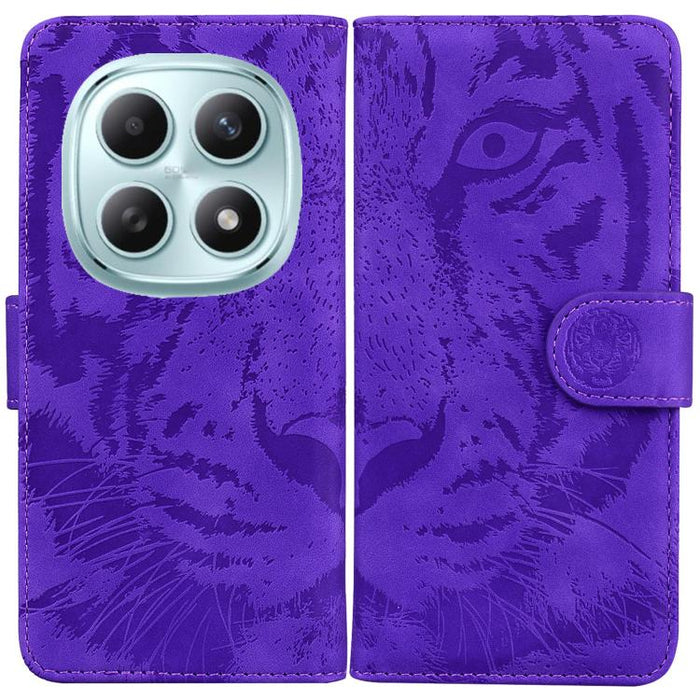 Funda de cuero con tapa para teléfono con estampado de tigre en relieve, For Redmi A7 Pro 4G / 5G 171mm / Poco C85x 5G, For Redmi Turbo 5 Max 5G / Poco X8 Pro Max 5G, For Redmi Turbo 5 5G / Poco X8 Pro 5G                                                ...