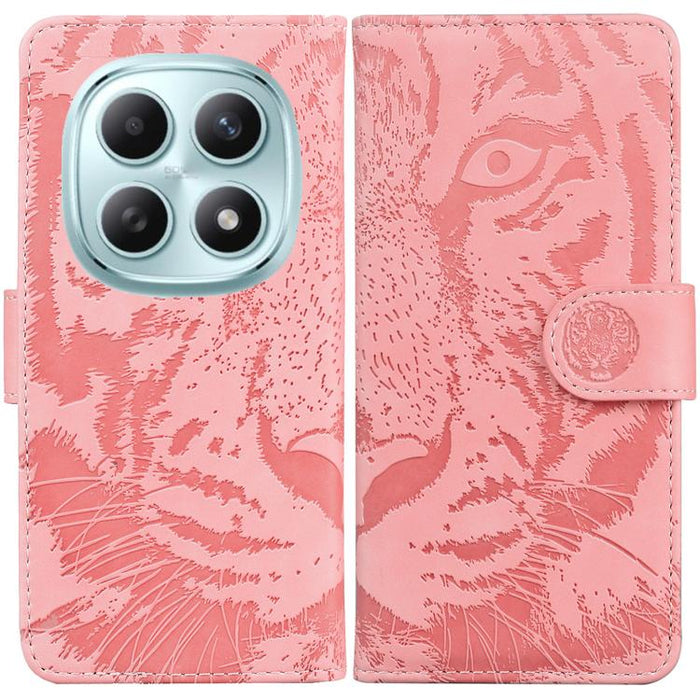 Funda de cuero con tapa para teléfono con estampado de tigre en relieve, For Redmi A7 Pro 4G / 5G 171mm / Poco C85x 5G, For Redmi Turbo 5 Max 5G / Poco X8 Pro Max 5G, For Redmi Turbo 5 5G / Poco X8 Pro 5G                                                ...