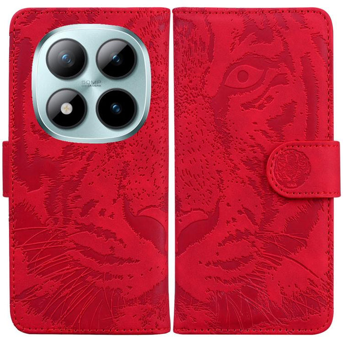 Funda de cuero con tapa para teléfono con estampado de tigre en relieve, For Redmi A7 Pro 4G / 5G 171mm / Poco C85x 5G, For Redmi Turbo 5 Max 5G / Poco X8 Pro Max 5G, For Redmi Turbo 5 5G / Poco X8 Pro 5G                                                ...