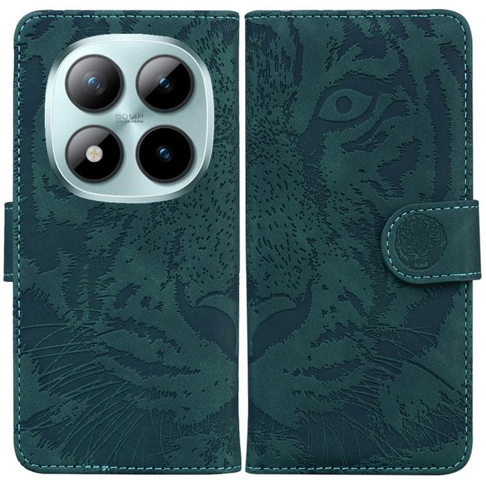 Funda de cuero con tapa para teléfono con estampado de tigre en relieve, For Redmi A7 Pro 4G / 5G 171mm / Poco C85x 5G, For Redmi Turbo 5 Max 5G / Poco X8 Pro Max 5G, For Redmi Turbo 5 5G / Poco X8 Pro 5G                                                ...
