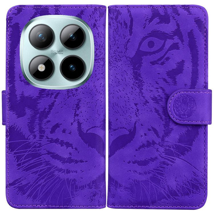 Funda de cuero con tapa para teléfono con estampado de tigre en relieve, For Redmi A7 Pro 4G / 5G 171mm / Poco C85x 5G, For Redmi Turbo 5 Max 5G / Poco X8 Pro Max 5G, For Redmi Turbo 5 5G / Poco X8 Pro 5G                                                ...