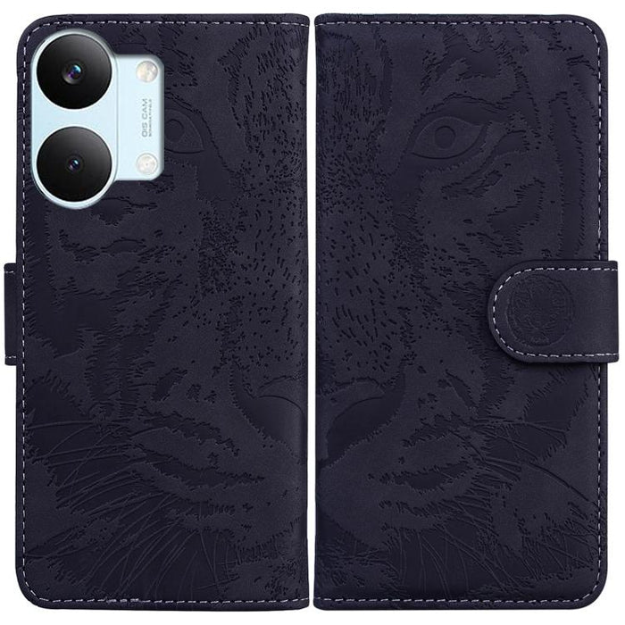 Funda de cuero con tapa para teléfono con estampado de tigre en relieve, For Redmi A7 Pro 4G / 5G 171mm / Poco C85x 5G, For Redmi Turbo 5 Max 5G / Poco X8 Pro Max 5G, For Redmi Turbo 5 5G / Poco X8 Pro 5G                                                ...