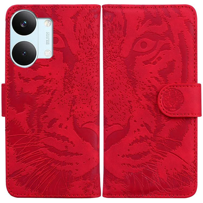 Funda de cuero con tapa para teléfono con estampado de tigre en relieve, For Redmi A7 Pro 4G / 5G 171mm / Poco C85x 5G, For Redmi Turbo 5 Max 5G / Poco X8 Pro Max 5G, For Redmi Turbo 5 5G / Poco X8 Pro 5G                                                ...