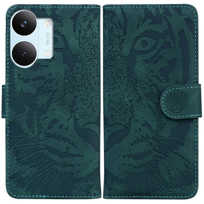 Funda de cuero con tapa para teléfono con estampado de tigre en relieve, For Redmi A7 Pro 4G / 5G 171mm / Poco C85x 5G, For Redmi Turbo 5 Max 5G / Poco X8 Pro Max 5G, For Redmi Turbo 5 5G / Poco X8 Pro 5G                                                ...