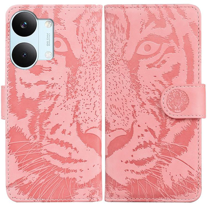 Funda de cuero con tapa para teléfono con estampado de tigre en relieve, For Redmi A7 Pro 4G / 5G 171mm / Poco C85x 5G, For Redmi Turbo 5 Max 5G / Poco X8 Pro Max 5G, For Redmi Turbo 5 5G / Poco X8 Pro 5G                                                ...
