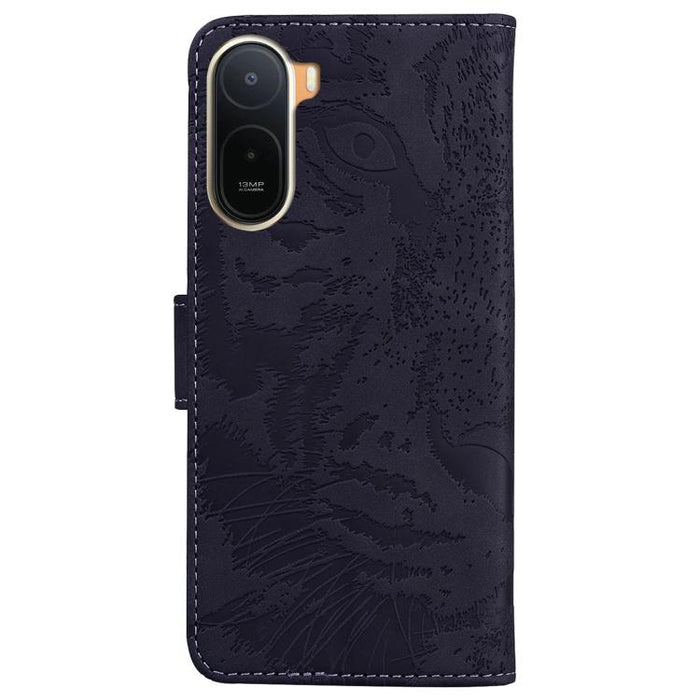 Funda de cuero con tapa para teléfono con estampado de tigre en relieve, For Redmi A7 Pro 4G / 5G 171mm / Poco C85x 5G, For Redmi Turbo 5 Max 5G / Poco X8 Pro Max 5G, For Redmi Turbo 5 5G / Poco X8 Pro 5G                                                ...