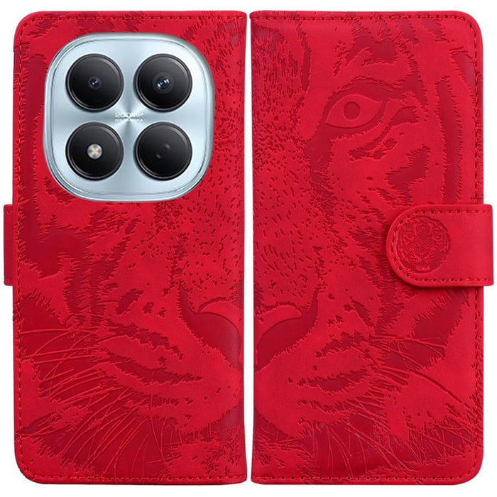 Funda de cuero con tapa para teléfono con estampado de tigre en relieve, For Redmi A7 Pro 4G / 5G 171mm / Poco C85x 5G, For Redmi Turbo 5 Max 5G / Poco X8 Pro Max 5G, For Redmi Turbo 5 5G / Poco X8 Pro 5G                                                ...