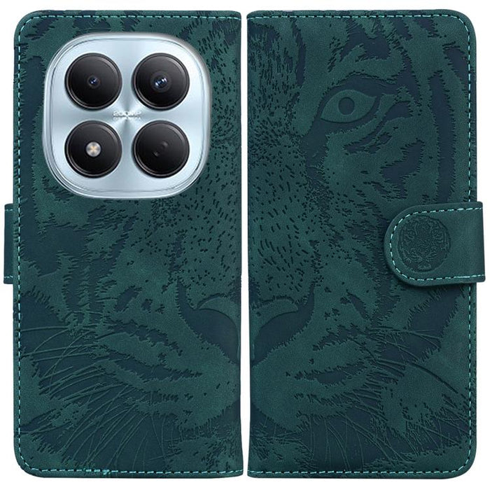 Funda de cuero con tapa para teléfono con estampado de tigre en relieve, For Redmi A7 Pro 4G / 5G 171mm / Poco C85x 5G, For Redmi Turbo 5 Max 5G / Poco X8 Pro Max 5G, For Redmi Turbo 5 5G / Poco X8 Pro 5G                                                ...
