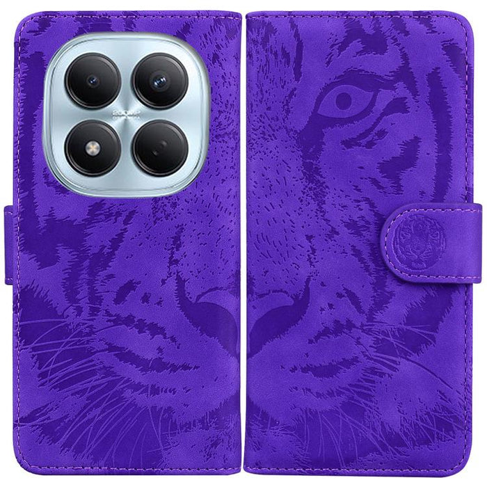 Funda de cuero con tapa para teléfono con estampado de tigre en relieve, For Redmi A7 Pro 4G / 5G 171mm / Poco C85x 5G, For Redmi Turbo 5 Max 5G / Poco X8 Pro Max 5G, For Redmi Turbo 5 5G / Poco X8 Pro 5G                                                ...