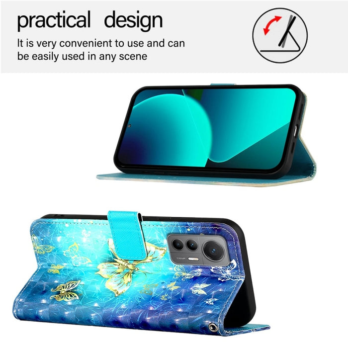 Caja del teléfono del cuero del tirón horizontal de la pintura 3D, For Xiaomi 12 Lite, For Xiaomi Civi 1S, For Xiaomi Poco X3 GT, For Xiaomi Mi 11 Ultra, For Xiaomi Mi 11, For Xiaomi Mi 10T 5G / Mi 10T Pro 5G, For Xiaomi Mi 10T Lite 5G                 ...